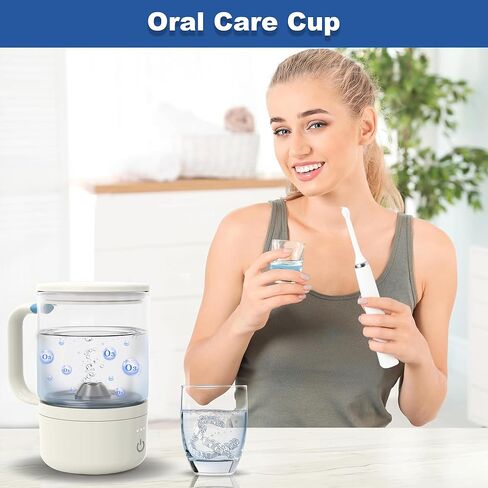 كأس الماء المعالج بالأوزون مولد O3 الأكسجين الطازج غسول الفم المحمولة القابلة لإعادة الشحن الأوزون تنقية كوب الأكسجين النشط التنفس عن طريق الفم كوب الرعاية الرياضية المائية in Kuwait