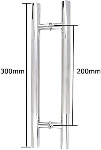 Shower door handles,Thick Stainless Steel Round Tube Commercial Push-Pull Door Handle, Bathroom Shower Door Handle, Glass Sliding Door Handles, 5 Lengths (Size : 1000&ti (Size : 1000x7 ( Size : 300x20 in Kuwait