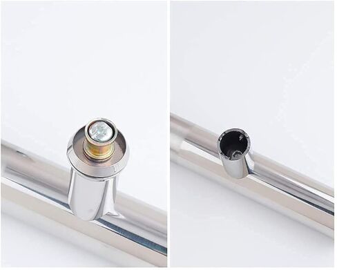 Shower door handles,Thick Stainless Steel Round Tube Commercial Push-Pull Door Handle, Bathroom Shower Door Handle, Glass Sliding Door Handles, 5 Lengths (Size : 1000&ti (Size : 1000x7 ( Size : 800x50 in Kuwait