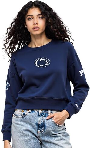 سويت شيرت نسائي من Pro Standard NCAA للسيدات من كلية شانيل الكلاسيكية المصقولة من الخلف برقبة مستديرة من French Terry in Kuwait