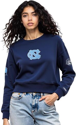 سويت شيرت نسائي من Pro Standard NCAA للسيدات من كلية شانيل الكلاسيكية المصقولة من الخلف برقبة مستديرة من French Terry in Kuwait