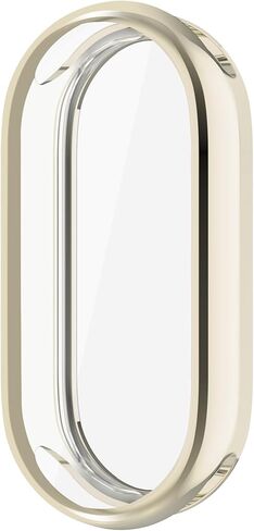 حافظة لهاتف Xiaomi Smart Band 10/9، حافظة واقية من البولي يوريثان اللدن بالحرارة (TPU) حافظة حماية شاملة من البولي يوريثان الناعم، حافظة للساعة، إطار ممتص للصدمات، حافظة Xiaomi Smart Band 10/9 (ذهبي) in Kuwait