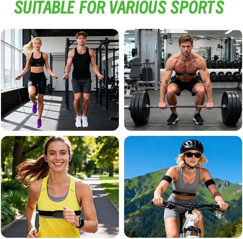 Heart Rate Monitor Replacement Chest Strap for Polar H10 H9 H7 H1, Adjustable Waterproof Soft Straps Compatible with Wahoo Garmin Moofit Powr Labs XOSS Chest Belt in Kuwait