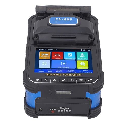 Generic Intelligent Optical Fiber Splicer, Powerful Professional Optical Fiber Splicer Kit Low Loss Time Saving for Industrial Use (US Plug AC100-240V) in Kuwait