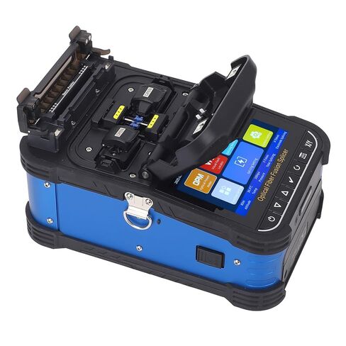 Generic Intelligent Optical Fiber Splicer, Powerful Professional Optical Fiber Splicer Kit Low Loss Time Saving for Industrial Use (US Plug AC100-240V) in Kuwait