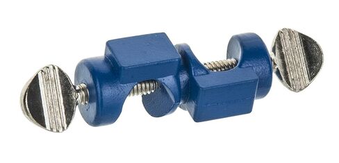 EISCO Bosshead, Mini - Fits Rods up to 15mm, Right Angle - Screw Adjustable - Heavy Duty Powder Coated Zinc Alloy - High Torsional Strength - Research, Industrial Laboratory Grade in Kuwait