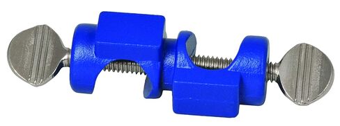 EISCO Bosshead, Mini - Fits Rods up to 15mm, Right Angle - Screw Adjustable - Heavy Duty Powder Coated Zinc Alloy - High Torsional Strength - Research, Industrial Laboratory Grade in Kuwait