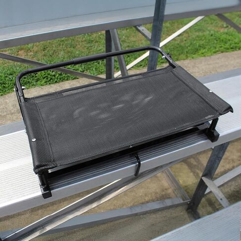 Gamechanger Lite Stadium Chair - Portable Folding Bleacher Seat with Breathable Mesh, Steel Frame, Carry Handle - 350lb Capacity - Lightweight Sports Seating in Kuwait