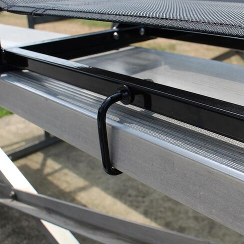 Gamechanger Lite Stadium Chair - Portable Folding Bleacher Seat with Breathable Mesh, Steel Frame, Carry Handle - 350lb Capacity - Lightweight Sports Seating in Kuwait