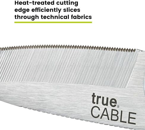 TRUE CABLE Kevlar Shear Scissors, 5.50", Industrial Grade High Carbon Steel, Fiber Optic Cable Cutter for Kevlar, Dyneema, Technora, Carbon Fiber, Fiberglass in Kuwait