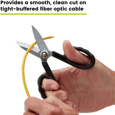 TRUE CABLE Kevlar Shear Scissors, 5.50", Industrial Grade High Carbon Steel, Fiber Optic Cable Cutter for Kevlar, Dyneema, Technora, Carbon Fiber, Fiberglass in Kuwait
