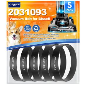 5 Pack Vacuum Belt for PowerForce Helix Powerlifter CleanView Swivel Rewind Vacuum Cleaner Part #2031093, Fit Models 2191, 2191U, 2190, 1797, 2691，2692, 3920 Series