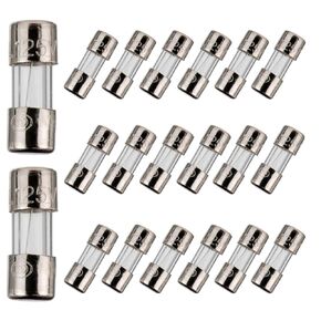 F3AL125V 3.6x10 mm 3Amp Christmas Light Fuse 125V Mini Fuse 0.141x0.393 Inch 125 Volt Fast Blow Glass Fuses Pack of 20 Pcs Replacement for Outdoor C9 String Xmas Lights Fan