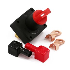 UTSAUTO بطارية مفتاح فصل سيارة فان شاحنة قارب بطارية قطع الطاقة المعزل الدوار قتل على إيقاف التبديل 300A in Kuwait