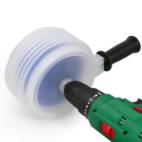 160mm Hole Saw Dust Bowl with Handle, Rubber Scalable Dust Cover Collector for Ceiling Cutting Work and Other Drilling Works