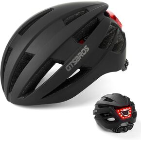 Adult Bike Helmet with USB Rechargeable Rear Light - Lightweight Bicycle Helmet for Men Women,Adjustable Cycling Helmet for Adults Youth Mountain & Road Biker