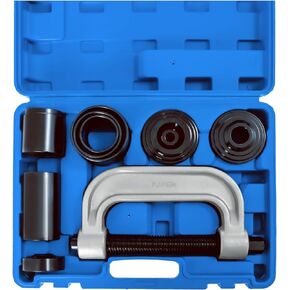 Ball Joint Press Kit 10 pcs Heavy Duty Ball Joint Press & U Joint Removal Tool Kit with 4 * 4 Adapters, Fits for Most 2WD and 4WD Vehicles & Light Trucks Ball Joint Removal Tool