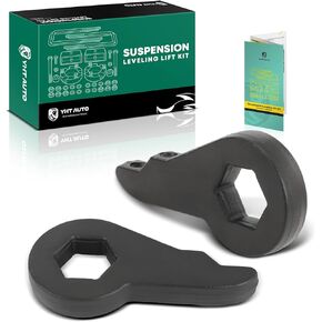 YHTAUTO 1-3 Inch Front Leveling Kit Compatible with Chevrolet GMC Models, Silverado/Sierra 1500 2500 3500 RWD 4WD, 0.94" Steel Adjustable Torsion Keys Leveling Lift Kit