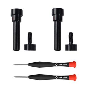 QC35 Hinge Screws Fit Great QuietComfort 35 II Metal Hinge Swivel Screw Hinge Pins Parts Replacement for Bose QuietComfort 35 II/QC35 II/QC35/QC45/QC45 SE/QC25/QC Wireless Headphones (Black)