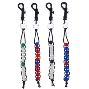 4 Pack Golf Beads Count Stroke Score Counter, 4 Colors