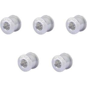 Bike Chainring Bolts for Road MTB Bikes Single Chainring and Double Chainring Bolts Aluminum Alloy,Pack of 5