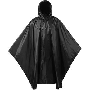 HOW'ON Outdoor Multi Use Hooded Poncho Camouflage Rain Poncho Camo Raincoat For Hunting Fishing Camping Hiking