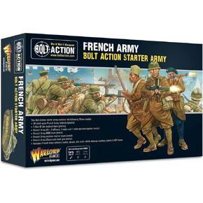 Warlord Games Bolt Action French Army Starter Army 1:56 WWII Table Top Wargaming Plastic Model Kit 402015503