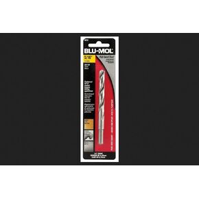 Blu-MOL 5/16 in. Dia. x 4.5in L High Speed Steel Drill Bit 1 pc.