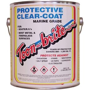 Toon-Brite P1000 Protective Clear-Coat - 1 Gallon , White