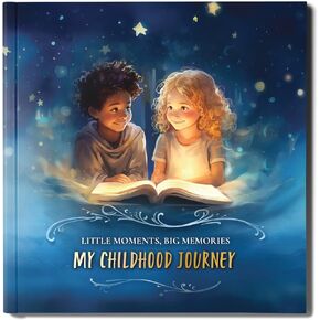 Memory Book for Kids Friends Teachers - Friendship Book for Kids First Friends Scrapbook - Preschool Kindergarten Summer Camp Journal - Keepsake Activity Book - Gift for Age 3-9