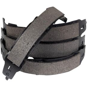 TRQ Rear Parking Brake Shoe Set Compatible with 13-14 Toyota Avalon 12-17 Camry 16 ES350