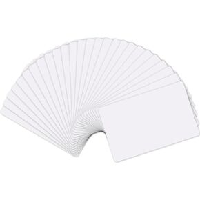 50 Pieces NFC Cards 215 NFC Tags NFC Business Card Rewritable NFC Cards 504 Bytes Memory Blank White Tag for NFC Phone and Device Available NFC Labels Card