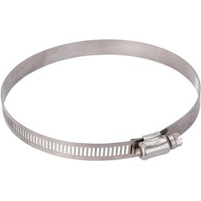 Rocky Mountain Goods Heavy Duty Stainless Steel Hose Clamp - Clamp Range is 4 1/8" x 5" - (No. 72) - 1/2" Band Width - Worm Drive Hose Clamp - Stainless Steel Screw (1)