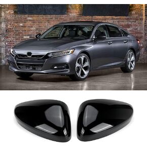 زوج واحد من غطاء غطاء المرآة الجانبية متوافق مع Honda Accord 2018 2019 2020 2021 2022، استبدال مباشر، 87945-52251، 87915-52251