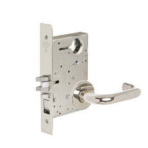 ML2051-LWA-625-LC 625 Bright Polished Chrome, Lever LWA Lustra, Entrance/Entry/Office, Steel; Stainless Steel; Brass