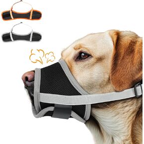 قطعتان من كمامة الكلاب مقاس XXL للكلاب الكبيرة، واقي فم الكلب للكلاب الكبيرة الحجم التي يمكنها تناول الطعام والشراب، كمامة كلب شبكية من النايلون الناعم، لا كمامة للنباح للاستمالة، بيتبول، الراعي الألماني، روتويللر in Kuwait