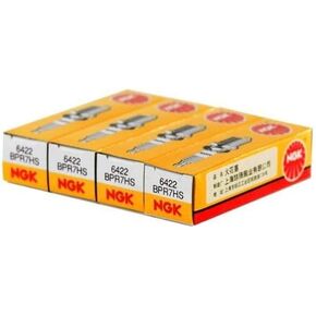 4x NGK BPR7HS Spark Plugs (6422) (NGK6422X4)