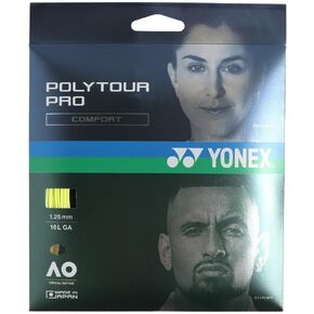 ヨネックス(YONEX) 硬式テニス ストリングス ポリツアープロ 125 (1.25mm) PTGP125 フラッシュイエロー