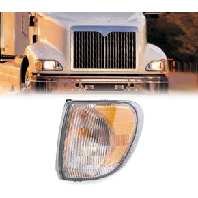 Turn Signal Light Assembly for International 9200, Corner Side Marker Lamp for International 9200 9400 5900 Driver Left & Passenger Right Side (A Pair)