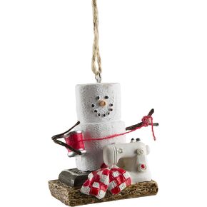 Gnz S'Mores Crafting with Sewing Machine Christmas/Everyday Ornament