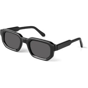 Trendy Rectangle Sunglasses for Women and Men, High Definition Clarity, UV Protection, and Glare Reduction A037