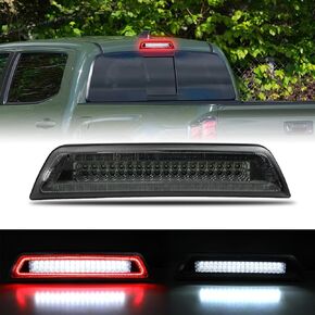 LED Strobe 3rd Third Brake Light Assembly Replacement for 2016-2023 Tacoma Limited SR SR5 TRD Off-Road Pro Sport High Mount Stop Lamp Roof Cargo Light Smoked Lens