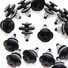 15 Pcs Tailgate Spoiler Clip 91513-T6A-003 Fit for Honda Civic CR-V Fit HR-V Civic Si 5 Door Touring 5 Door Sport EX EX-L LX Type R Tail Gate Spoiler Pin and Nut Retainer 91513T6A003