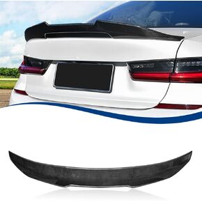 Carbon Fiber Pattern F30 Spoiler PSM-Style Compatible with (2013-2018) 3 Series F30 Sedan / F80 M3 Sedan