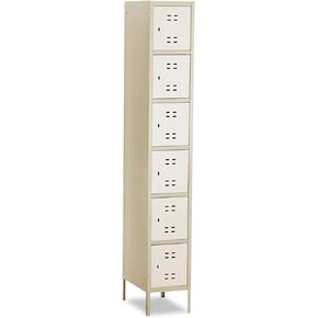 Safco Products 5524GR Six Tier Box Locker, Gray