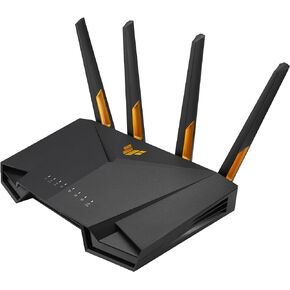 ASUS TUF Gaming WiFi 6 Router (TUF-AX4200) - Dedicated Gaming Port, Dual 2.5G Port, 3 Steps Port Forwarding, Extendable Router with AiMesh Technology, AiProtection Pro, VPN, Instant Guard