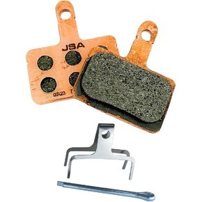JSA Bike Brake Pads, Bicycle Disc Brake Pads, Spring & Pin - for Mountain Bike Brake Pads, One Pair Bike Disc Brake Pads, Compatible with Shimano Brake Pads, Tektro Brake Pads & Ebike Brake Pads.