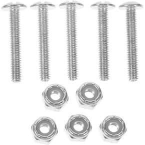 YARNOW 12pcs Table Football Screws Gaming Desk Soccer Foosball Machine Net Screws Foosball Table Screws Nut Foosball Table Supplies Fixing Screws Tool Large Galvanized Iron