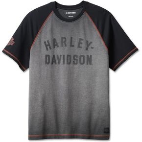 Harley-Davidson Men's Iron Bond Raglan Tee, Gray - 99001-23VM
