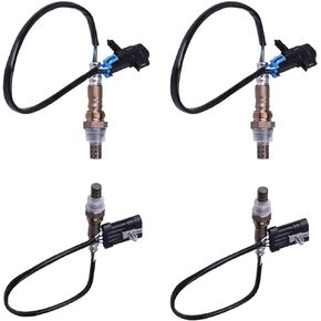 Oxygen O2 Sensor 234-4012 Upstream & Downstream Replacement for Chevy Silverado Tahoe Suburban Express 1500 2500 3500 Suburban, GMC XL Safari Savana Sierra Cadillac Escalade, Oxygen Sensor 4pcs
